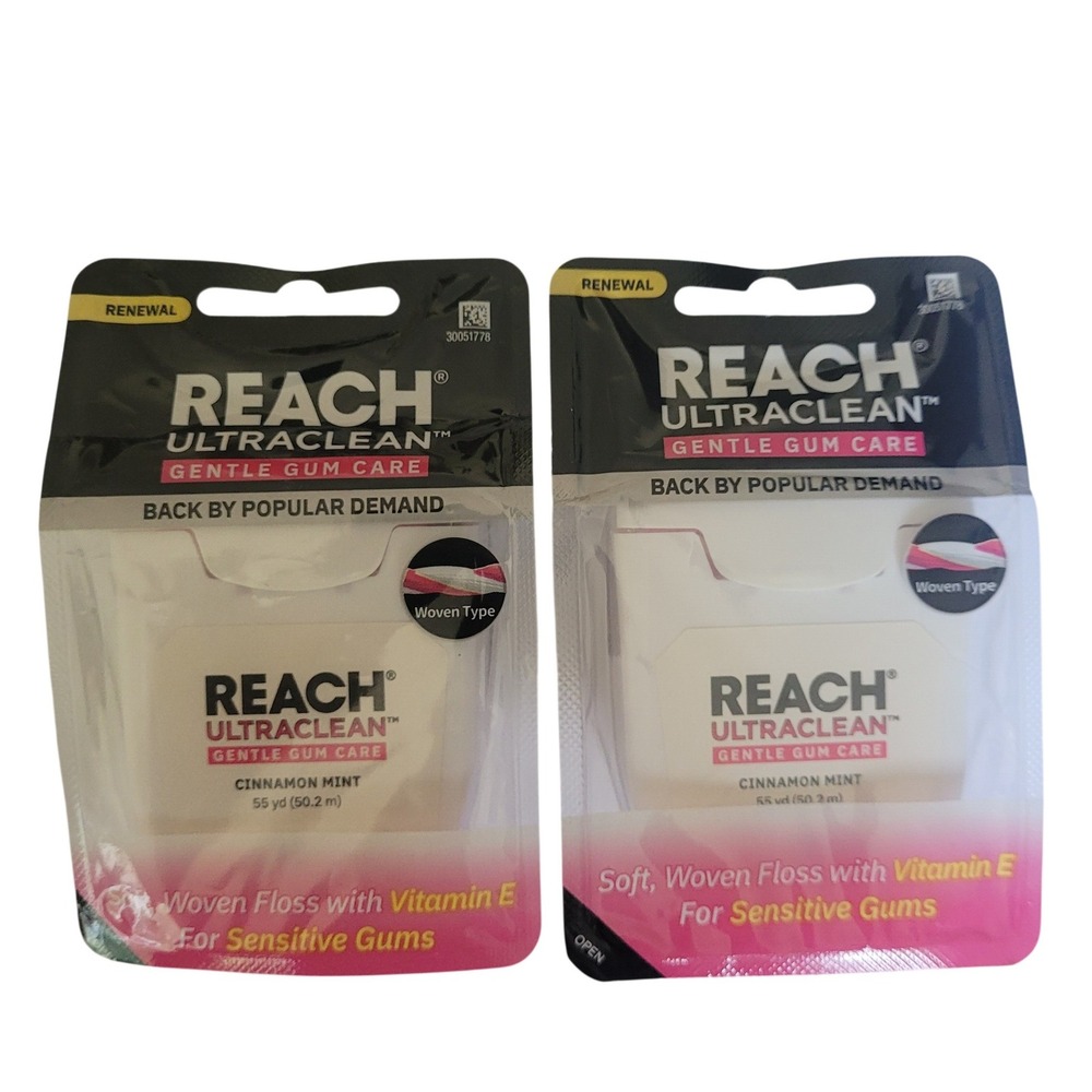 Reach UltraClean Gentle Gum Care Woven Floss Cinnamon Mint 2